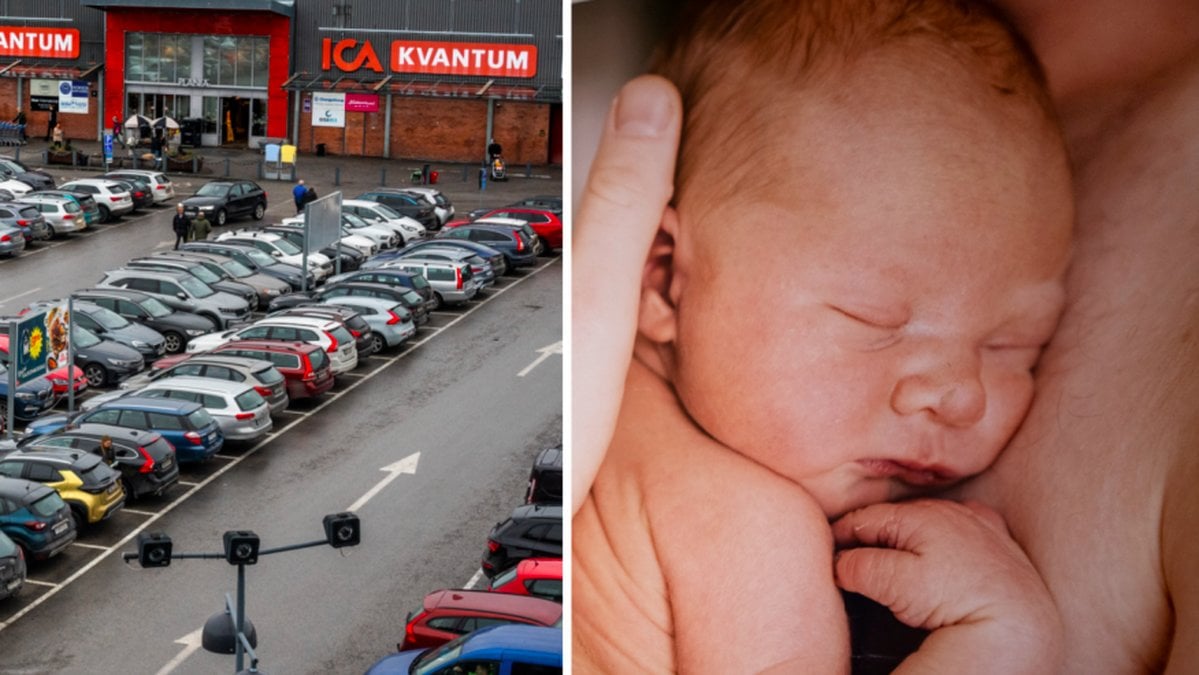 Paret Lagerkrans fick sin son på parkeringen utanför Ica Kvantum.